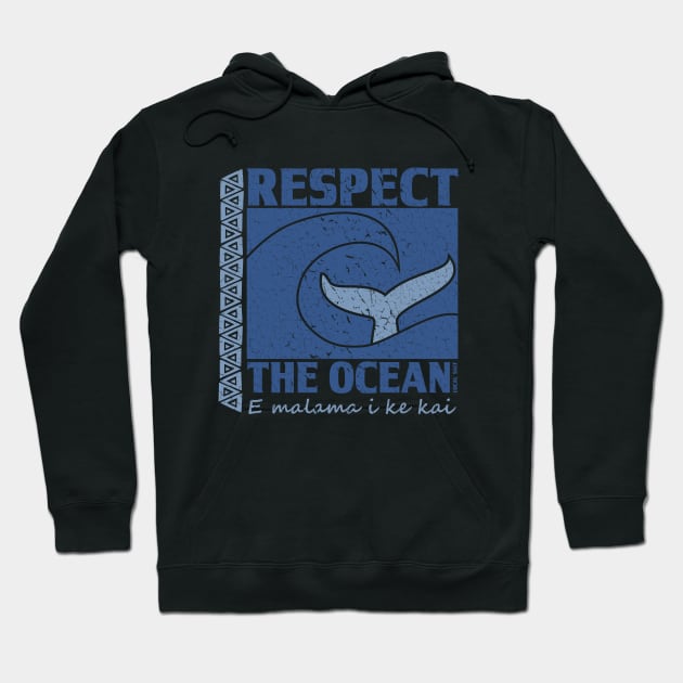 Respect The Ocean Hoodie by badtuna